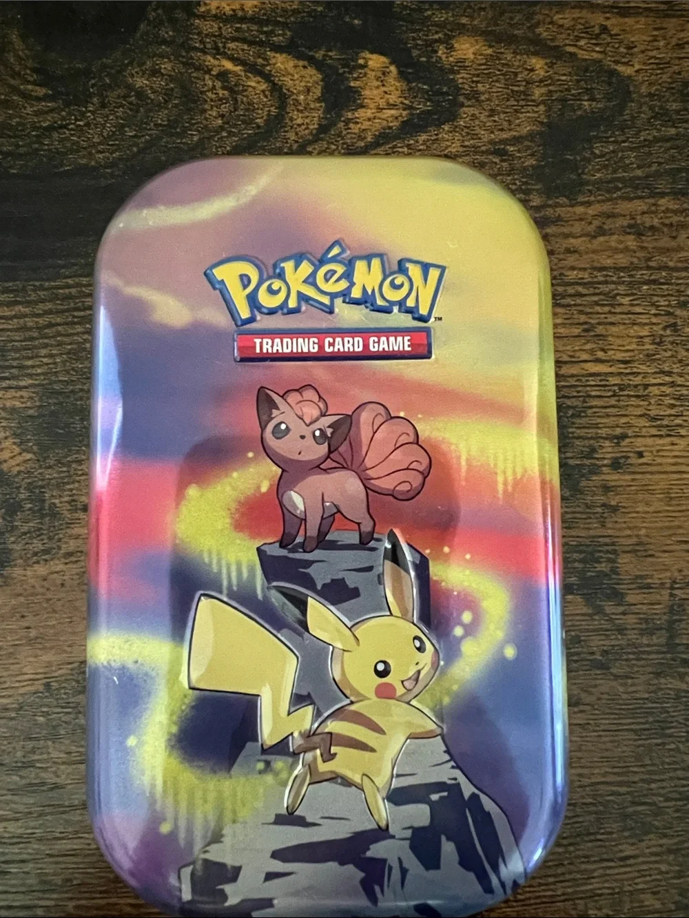 FREE WITH BUNDLE Pokemon Metal Tin Case Trading Cards Games